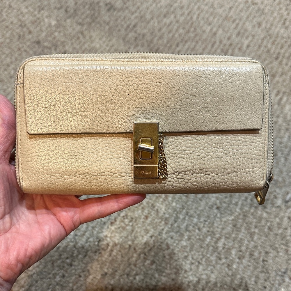 Chloe Drew Zip-Around Long Wallet